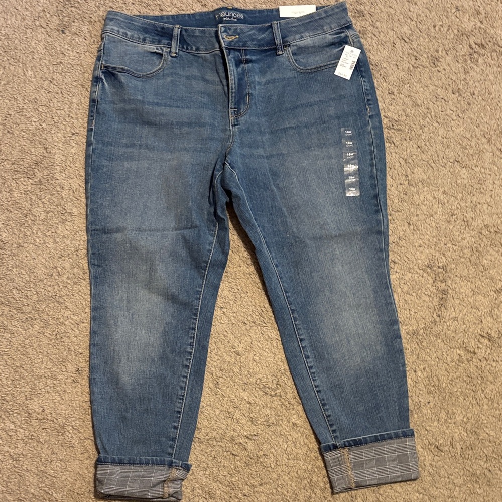 Maurices Blue Ankle Jeans
